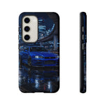 Skyline GT-R R34 Bayside Blue Tokyo Night Art Tough Phone Case
