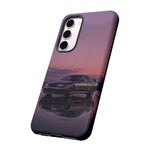 Sunset Skyline GT-R R32 phone case | car reflection, purple dusk