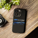 Blue C7 Z06 Sports Car Tough Phone Case Track Style Cover Gift