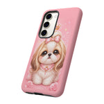 Shih Tzu Princess Kawaii Chibi Puppy Pet Dog Art Tough Phone Case