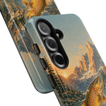 Leaping Golden Trout Lake Scene phone case | Tough Cover