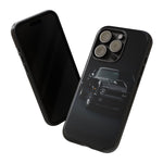 Black 1970 Nova SS Studio Front Tough Phone Case for Muscle Car Fans