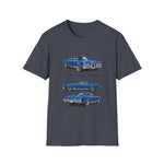 Blue 1970 Grand Prix Car T-Shirt | Classic Auto Trio Illustration