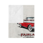 1959 Fairlane 500 Galaxie Skyliner Classic Car Blanket | Retro Auto Throw