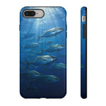 Amberjack School Phone Case, Open Water Sunlight Tough Cover
