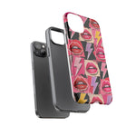 Pop Art Lips and Lightning Bolt Phone Case