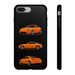 350Z Orange Triview Phone Case Classic Car Illustration