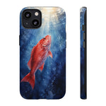 Red Snapper Fishing Phone Case Saltwater Angler Tough Gift