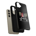 1969 Camaro SS American Flag Tough Phone Case Cover Gift Art