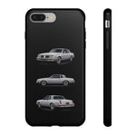 Silver Cutlass Supreme Classic Coupe Tough Phone Case - 3 View