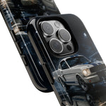 GT350 Phone Case White, Rainy Track Night Classic Racer Tough Cover