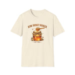 Raw Honey Maker Artisan Honey Jar Illustration T-Shirt Gift for Beekeepers Farmers