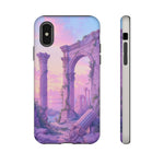 Roman Ruins Pastel Sky Vaporwave Art Tough Phone Case