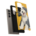 Sheepdog Hair Flip Phone Case Funny Dog Lover Gift