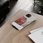 Fox Body Mustang Four-Eye Red Tough Phone Case