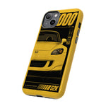 S2000 Spa Yellow Retro 90s JDM Car Tough Phone Case