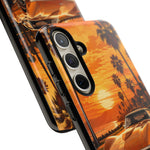 Orange Corvette C3 Stingray Sunset Palms Phone Case