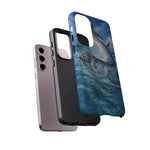 Tarpon Jump Phone Case, Fly Fishing Flats Tough Cover for Anglers