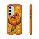 Sun Conure Kawaii Citrus Art Tough Phone Case