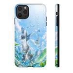 Copy of Silver Butterflies Tough Case | Blue Sky Water Droplets Phone Cover
