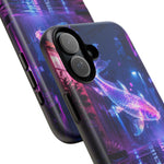 Neon Koi Reflection Vaporwave phone case | Tough Cover