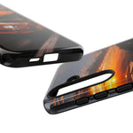 Supra MK4 Orange Touge Night JDM Speed Art Tough Phone Case