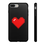 Pixel Heart 8-Bit Retro Art Tough Phone Case