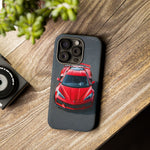 Red C8 Z06 Track Wing Tough Phone Case Cover Gift Art