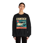 Countach Sweatshirt – Retro Japanese Style Supercar Graphic Crewneck