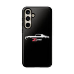 1970 Camaro Z28 White Silhouette Tough Phone Case Cover Gift