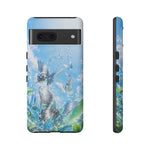 Copy of Silver Butterflies Tough Case | Blue Sky Water Droplets Phone Cover
