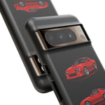 Z28 Red Triview Phone Case Classic Car Illustration