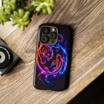 Neon Tiger and Koi Phone Case | Tough Case