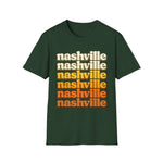 Nashville Tennessee Retro Vintage Shirt | Nashville Music City Souvenir Graphic T-Shirt