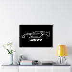 2019 Corvette ZR1 Poster C7 Supercar Wall Art Modern Sports Car Print Decor