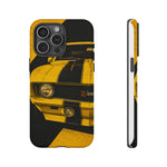 Z28 Yellow Camaro Retro Poster Tough Phone Case