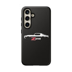 1970 Camaro Z28 White Silhouette Tough Phone Case Cover Gift