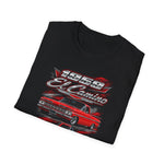 Red 1959 El Camino Classic Car T-Shirt | Vintage Automotive Artwork Tee