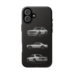 Silver Hakosuka Skyline Classic Sports Car Tough Phone Case for JDM Fans