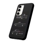 Black Silverado Classic Pickup Tough Phone Case for Chevy Truck Fans