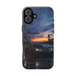 C8 GT Race Car Pit Lane Sunset Phone Case Tough Case