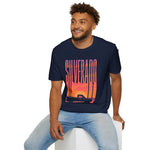 Silverado Retro Sunset Chevy Truck T-Shirt Vintage Pickup Graphic Tee
