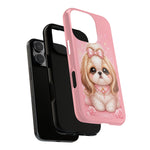 Shih Tzu Princess Kawaii Chibi Puppy Pet Dog Art Tough Phone Case