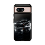 Black Sports Car Illustration 2023 Challenger SRT phone case | Car Drift Reflection