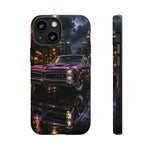 67 GTO Phone Case Purple, Rainy City Night Muscle Car Tough Cover