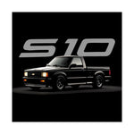 1992 Chevy S10 Poster Classic Pickup Truck Wall Art Print Mini Truck Decor