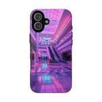 Empty Mall Escalator Vaporwave Art Tough Phone Case