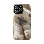 Ragdoll Kitten Sunbeam Phone Case Cute Kitten Aesthetic Gift
