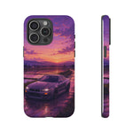 Sunset Skyline R34 Car Phone Case | Tough Phone Case