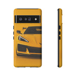 Yellow C8 Corvette Studio Tough Phone Case